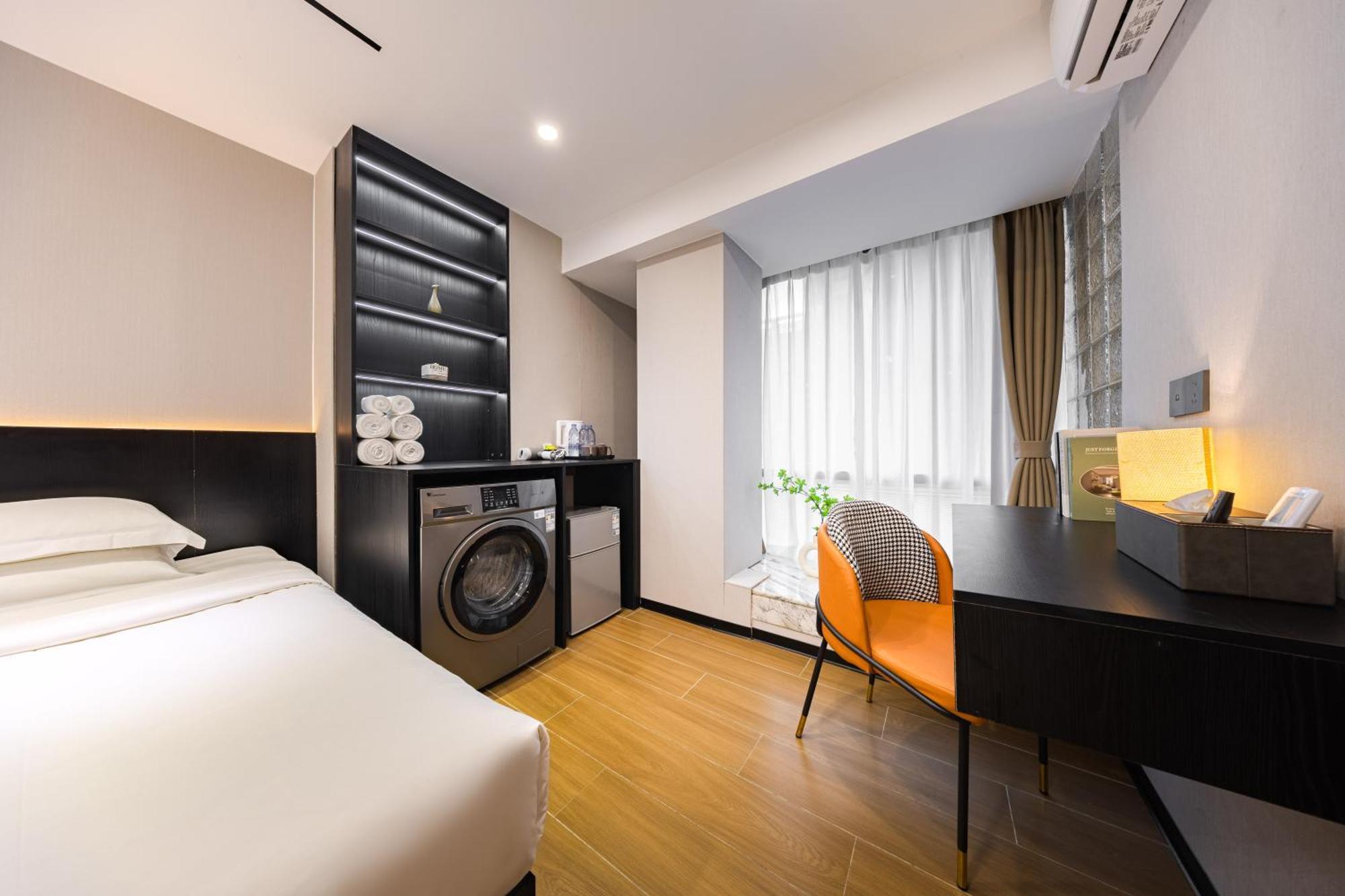 Yu Manju High-Floor Huge-Screen Audiovisual Hotel-Guangzhou Tower Zhujiang New Town Sports West Road Branch Eksteriør billede