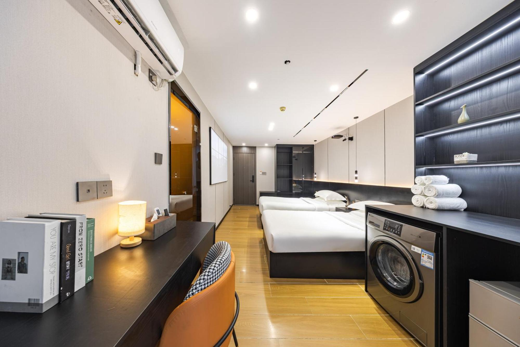 Yu Manju High-Floor Huge-Screen Audiovisual Hotel-Guangzhou Tower Zhujiang New Town Sports West Road Branch Eksteriør billede