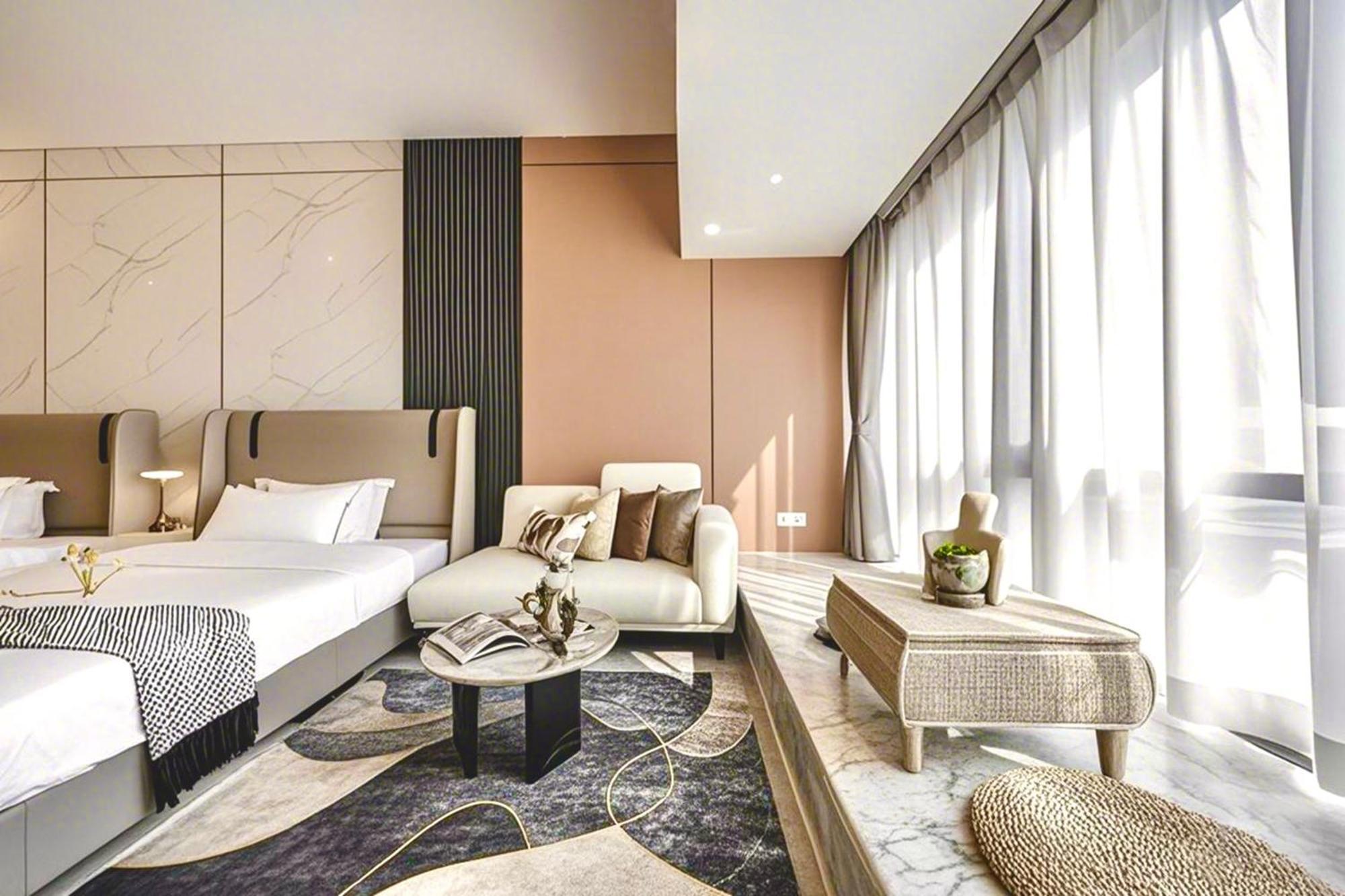 Yu Manju High-Floor Huge-Screen Audiovisual Hotel-Guangzhou Tower Zhujiang New Town Sports West Road Branch Eksteriør billede