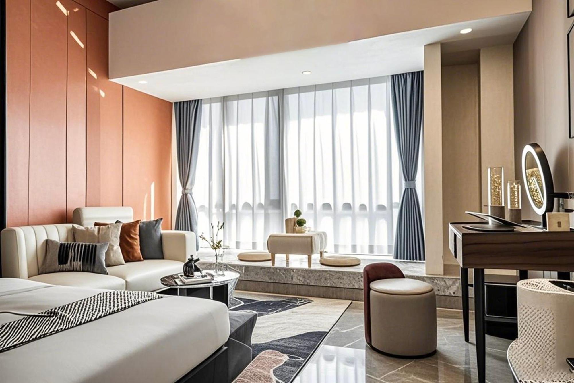 Yu Manju High-Floor Huge-Screen Audiovisual Hotel-Guangzhou Tower Zhujiang New Town Sports West Road Branch Eksteriør billede