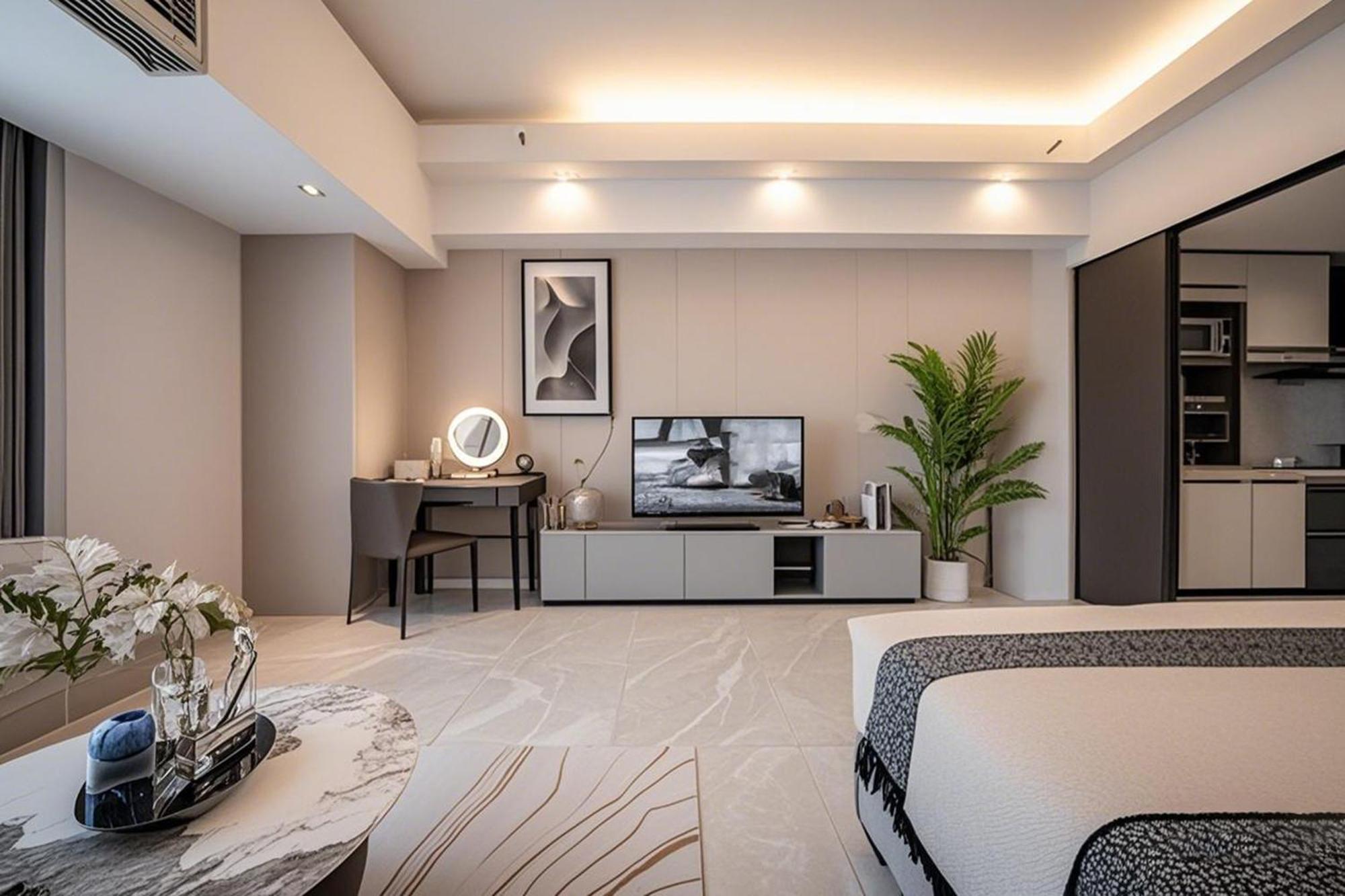 Yu Manju High-Floor Huge-Screen Audiovisual Hotel-Guangzhou Tower Zhujiang New Town Sports West Road Branch Eksteriør billede
