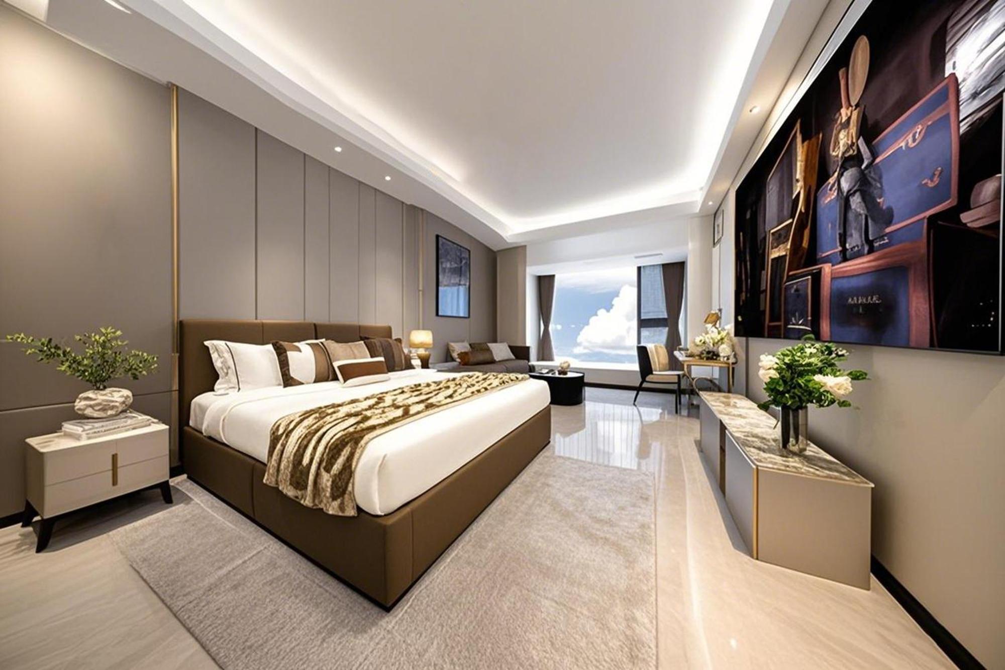 Yu Manju High-Floor Huge-Screen Audiovisual Hotel-Guangzhou Tower Zhujiang New Town Sports West Road Branch Eksteriør billede